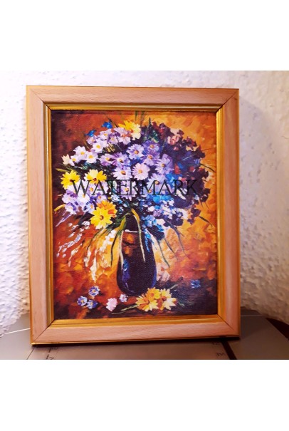 Flower Vase  ( Without  Frame ) : (14" X 20")